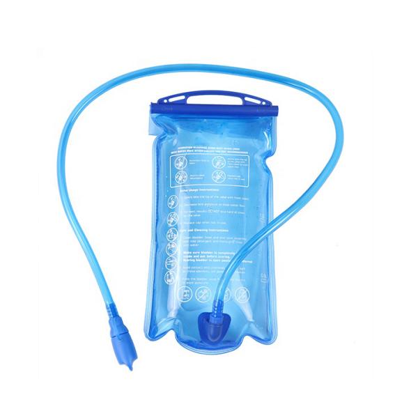 Blue Outdoor Camping Hydration Bladder Hiking Cycling TPU 2L