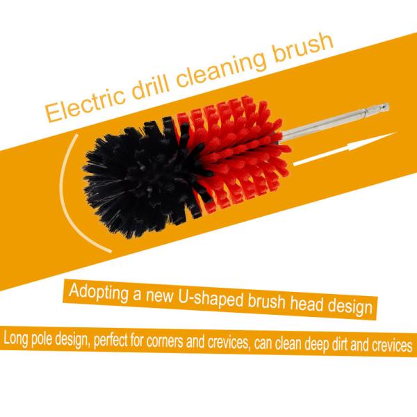 Long-Handled Drill Brush Fits Perfectly Into Nooks And Crannies