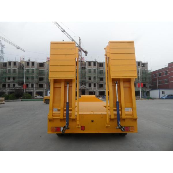 Высокая полезная нагрузка Aotong Гидравлическая система рулевой рампы низкая кровать полуприцеп грузовик 9м 13м