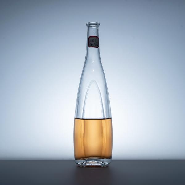 Body Material Super Flint Glass Brandy XO Mini Champagne Cylinders with Maple Leaf