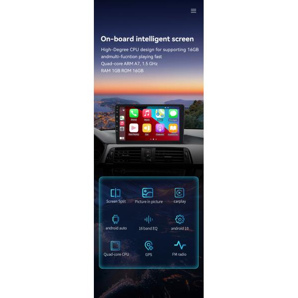 1 Din IPS GPS Camera Wifi Android Car DVD Radio Touch Screen Android 10 MP5 Player