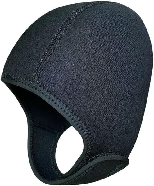 2.5mm Neoprene Dive Cap Surf Cap,Capela de Mergulho,Tapinha de Manguera térmica com Faixa de Chin,Tapinha à prova de vento para Surf Kayak Raf
