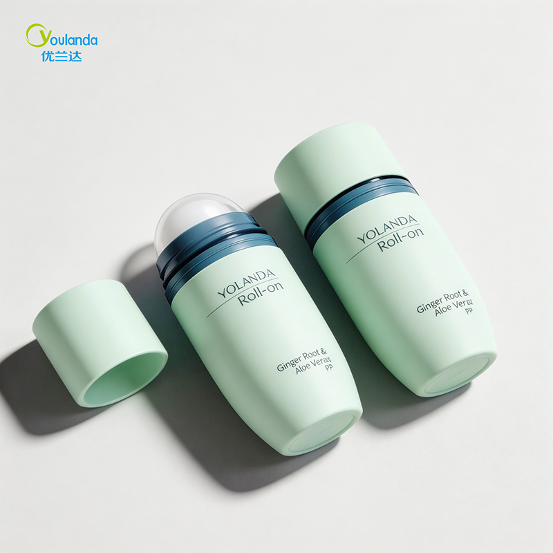 Lightweight Plastic 50ml Empty Roll On Bottle Suitable for Essential Oils and Deodorant Formulations with Smooth Roller