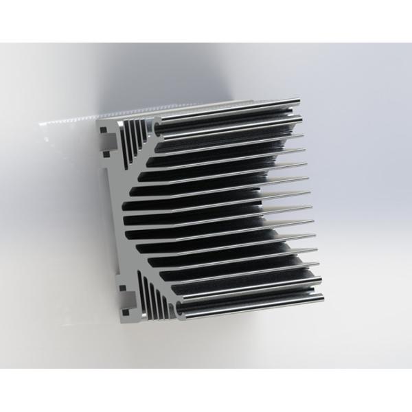 Industrial Facility Aluminum Heatsink Extrusion Profiles Customized Shape