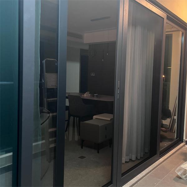 Fabricante Fornecer Alumínio Ligação Anti-Moscito E Insecto Proof Sliding Porta de Mosca Screen