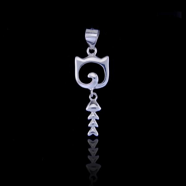 Персонализированный простой серебряный шкентель шарма формы шкентеля/серебряный дельфина чистые 925