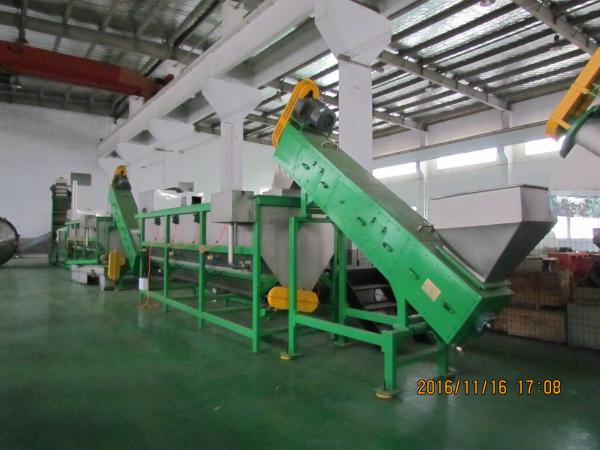 300kg/h, 500kg/h, 1000kg/h HDPE bottles crushing and washing machine