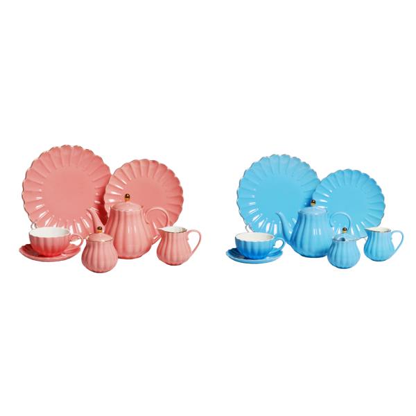 Ceramic English Style Pumpkin Tea Cup And Saucer British Coffee Cup Set