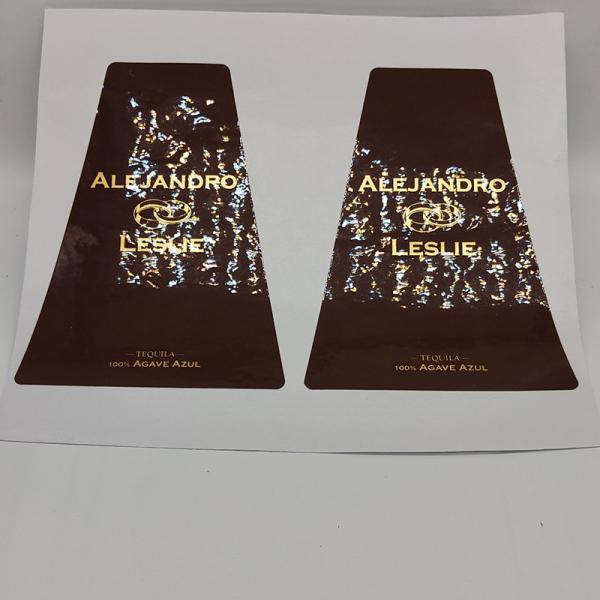 Glossy Matte Adhesive Label Stickers TPU BOPP Self Adhesive Sticker Paper