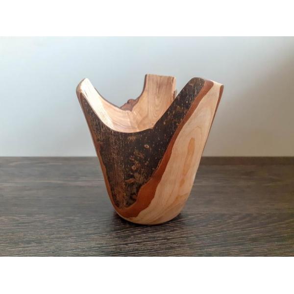 ISO9001 Beech Wooden Ring Bowl Jewellery Trinket Ring Dish