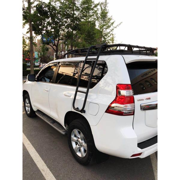 Universal Iron Steel SUV Side Ladder For Round Tube Roof Basket