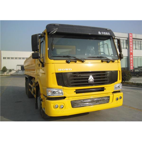 HOWO 10 Wheels 20M3 Water Transport Truck , Water Bowser Trailer 20 tons