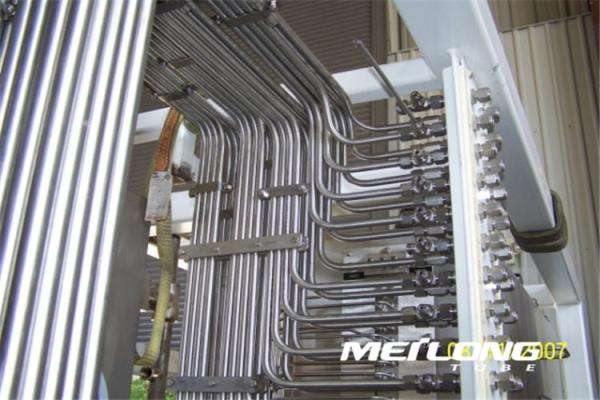 2507 Hydraulic Seamless Stainless Steel Tubing Super Duplex Metallic Bright Surface