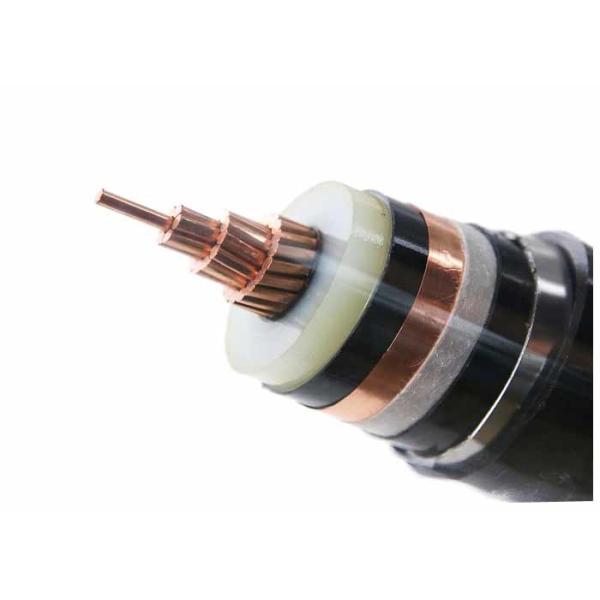 Электрический кабель электропитания стальной ленты экрана ленты меди ядра Ку бронированный до 35кВ