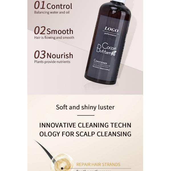 Shampoing croissance capillaire marque de distributeur à base de plantes, marque blanche