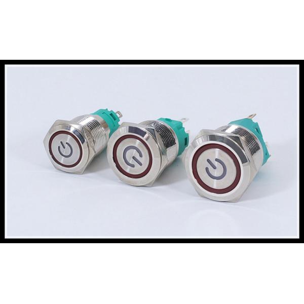 IP66 RoHS Waterproof Keyboard Button LED Illuminated Metal Button