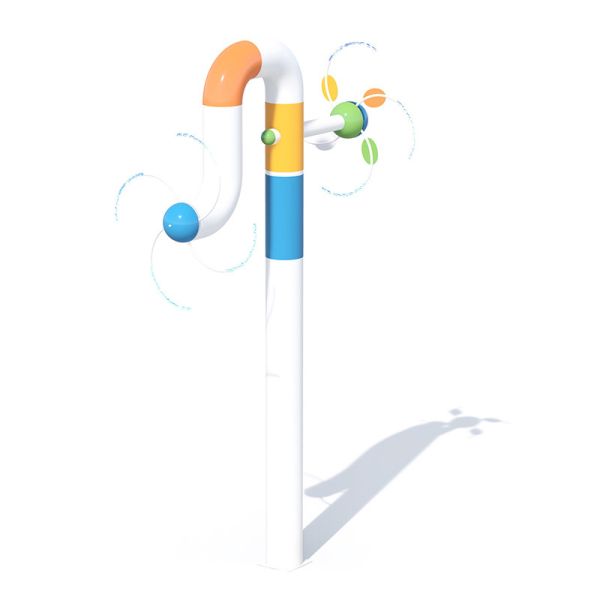  Rotating Fan Spray Water Play features Aqua Water park Accessories Commercial Splash Pads