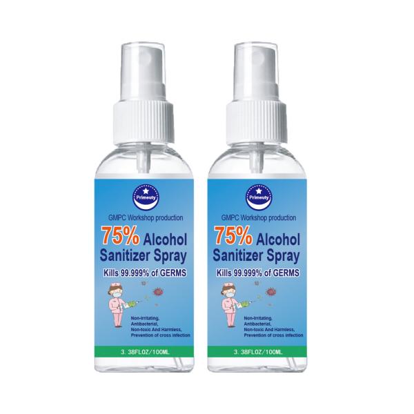 Waterless 75% Alcohol Aerosol Disinfectant Spray , Disinfectant Alcohol Spray