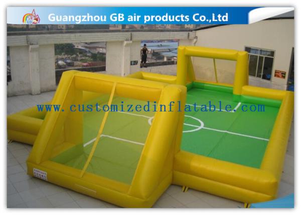 Custom Soccer Outdoor Inflatable Sports Games /  Inflatable Football Field