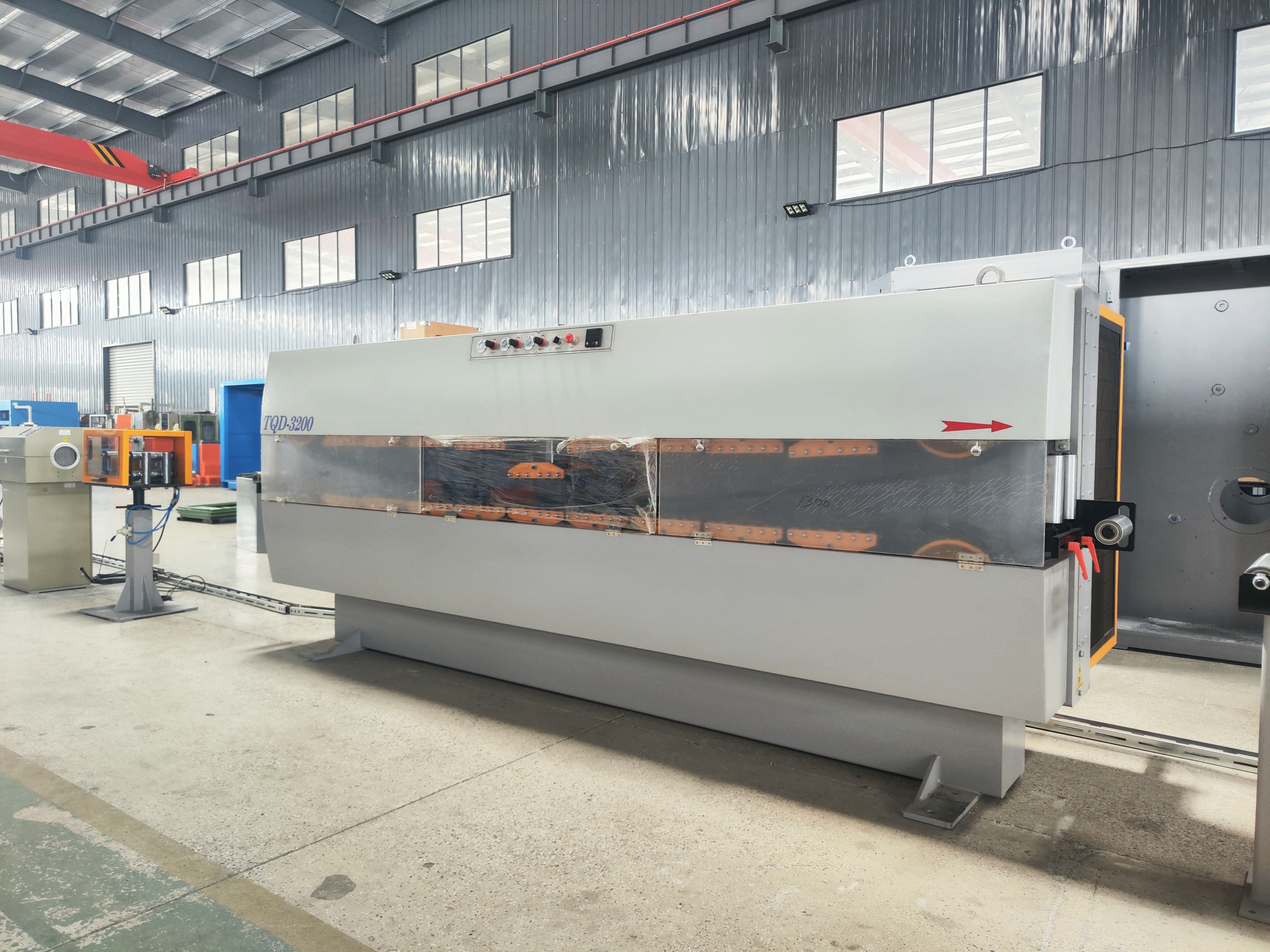 Belt Type Tension Haul-off Machine with Dual Belt Traction, Pneumatic Clamping, and Magnetic Powder Tension Regulation for Wire Extrusion