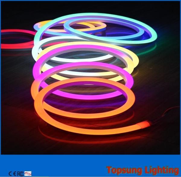 luz flexível de 12 V vermelha de lado duplo de néon LED para exterior