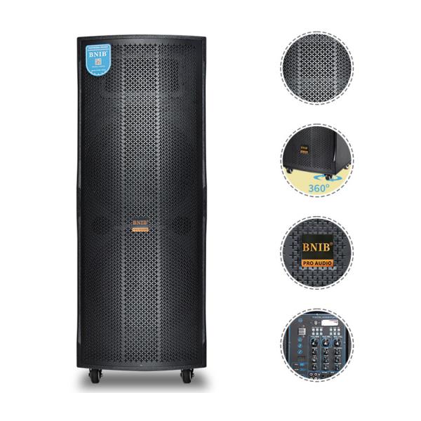 4 Ohms Portable Active Outdoor Bluetooth Speakers 200 Watts With HD Sound