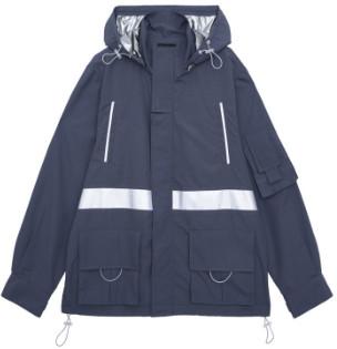 Oversized Mens Winter Work Coats With Hood Waterproof Wind Resistant