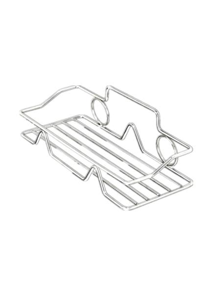 Bathroom Shelf Organizer Storage Kitchen Rack with Traceless Transparent Adhesive No Drilling SUS304 Stainless Steel