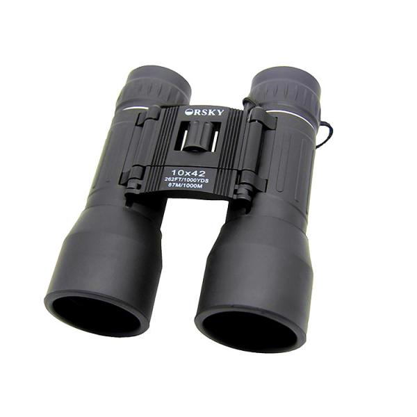 Long Range 10x42 Compact Folding Binoculars Light Weight For Outdoor Activities