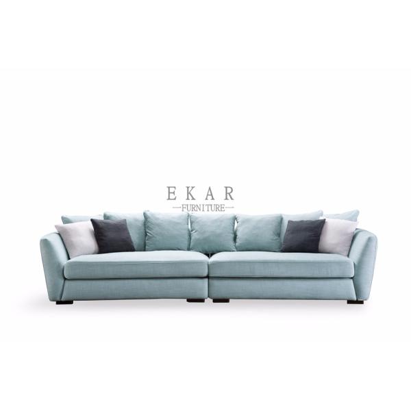 Home Latest Design Set 4 Seater Modern Leather Sofa