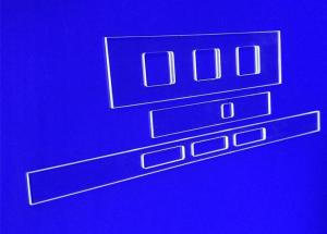 Traitement poli par feu droit d'aspect attrayant de Rod en verre de quartz