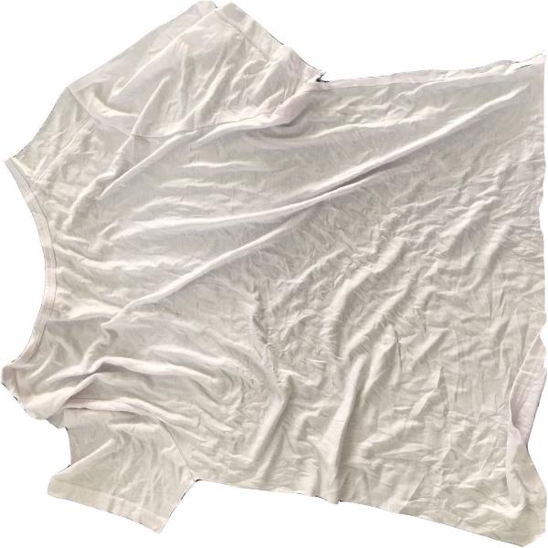 55*60cm nenhuma camisa branca Rags IMPA do algodão T do metal