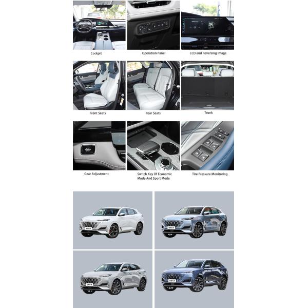 Электрический внедорожник с батареей 4WD Гибридный автомобиль с 5 местами для Чангана Uni-K