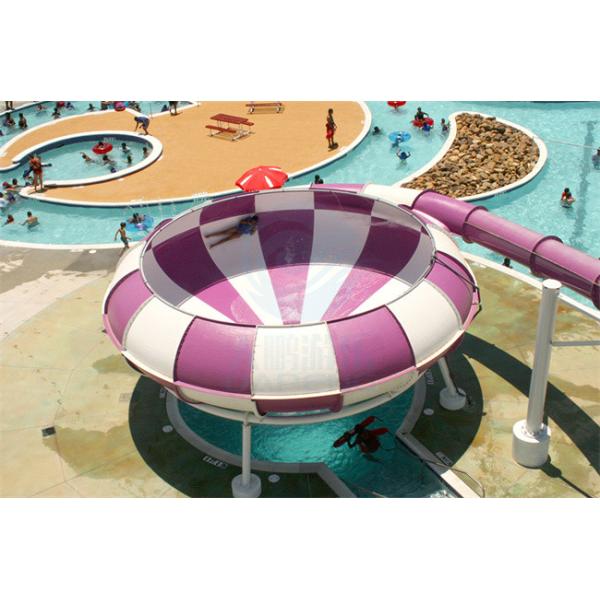 Высота водных горок 12m шара космоса всадника скольжения аквапарк стеклоткани одиночная