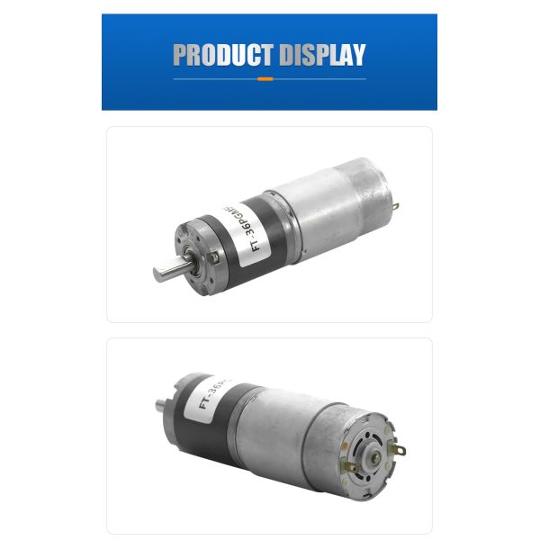 Customized High Torque 12v 24v Planetary Gearbox Dc Motor