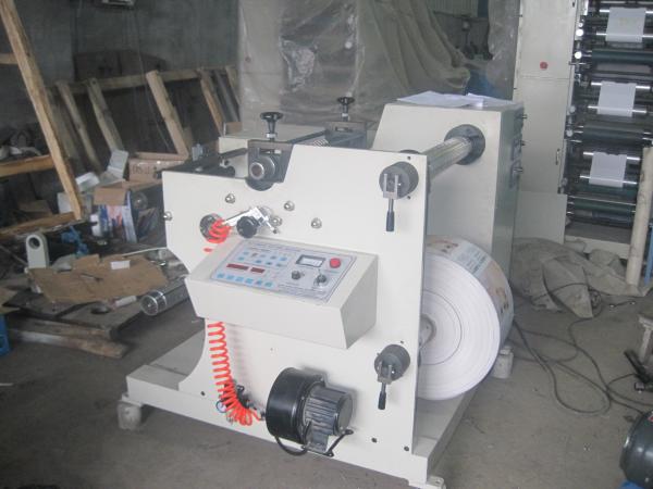 Self Adhesive Paper Roll Slitter Rewinder With 8 Sets Slitting Knife