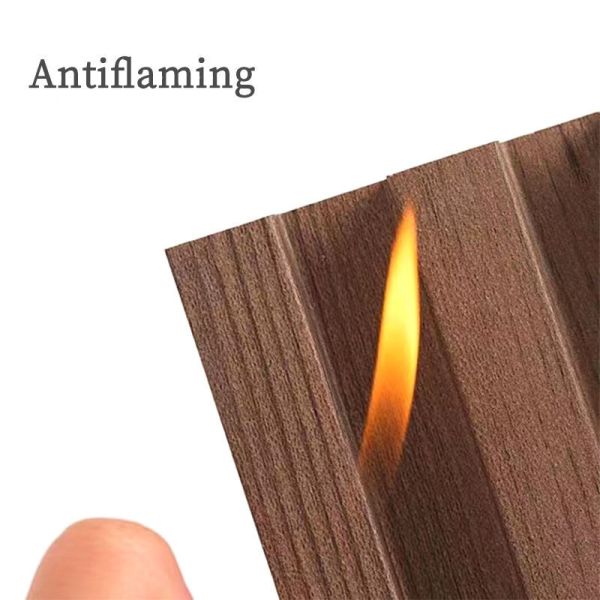 PVC WPC Wall Panel Wooden Grain Fluted Panel 3D Panel for Decoration