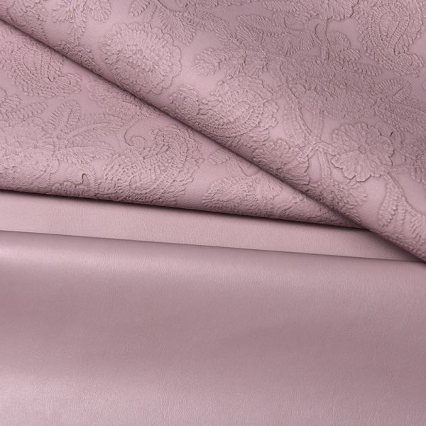 PVC Flower Patterns Embossed Style Artificial Synthetic Leather for Bag Placemat Shoes Decorate Package Box Faux Leather Fabric