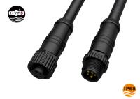 Pin de 8.0m m IP68 M12 PA66 Shell Waterproof Circular Connector 5