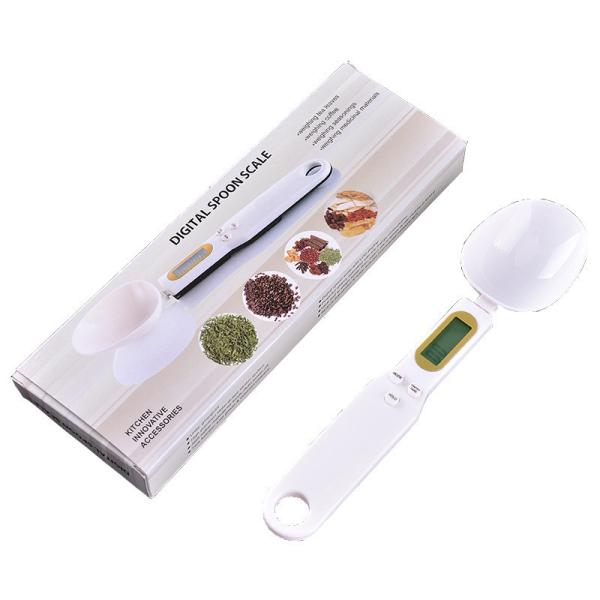 Digital Spoon Scale Household LCD Display Weighting Scale Electronic Measuring Food Scale Kitchen Innovative 500/0.1g