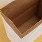 le sac en papier bag, Kraft Paper Storage Linen Bag Kids Toys Clothing Organizer Basket Nursery Home Decor