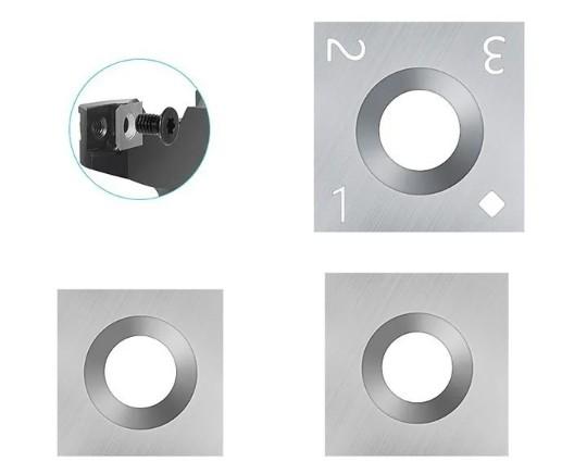 Máquinas de corte de madeira de carburo de tungstênio 100% redondo / quadrado / forma de diamante