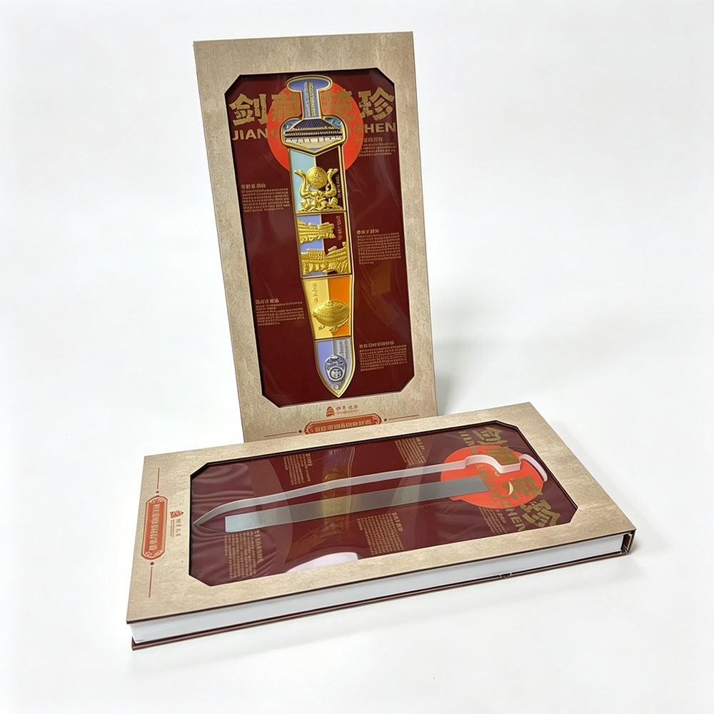 Custom Rigid PET Window Display Box Standing with Paperboard Insert