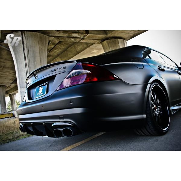 Отражетель задего волокна углерода Мерседес W219 AMG