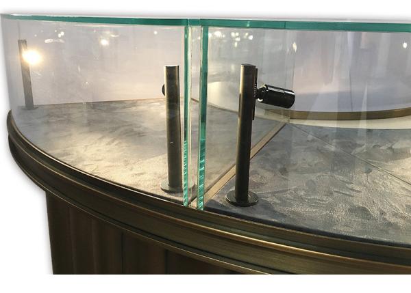 Brand Glass Jewelry Display Showcase Color Customized Retail Shop Fittings