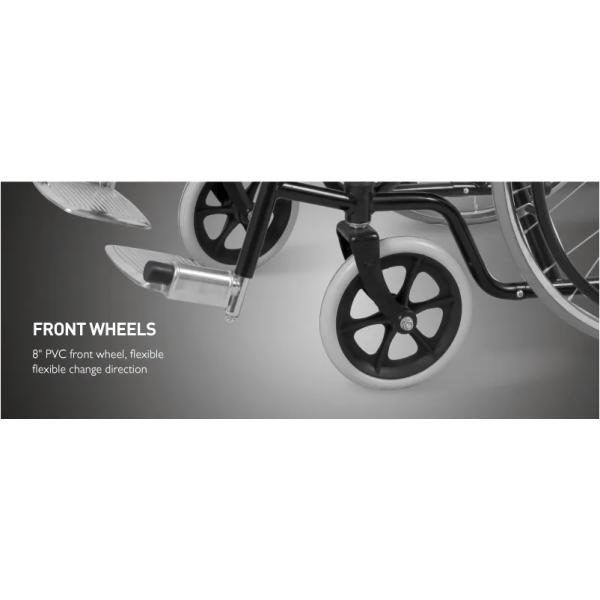 ODM Hôpital Medicaid Pharmacie Fauteuil Roulant Conception Ergonomique Acier Chromé