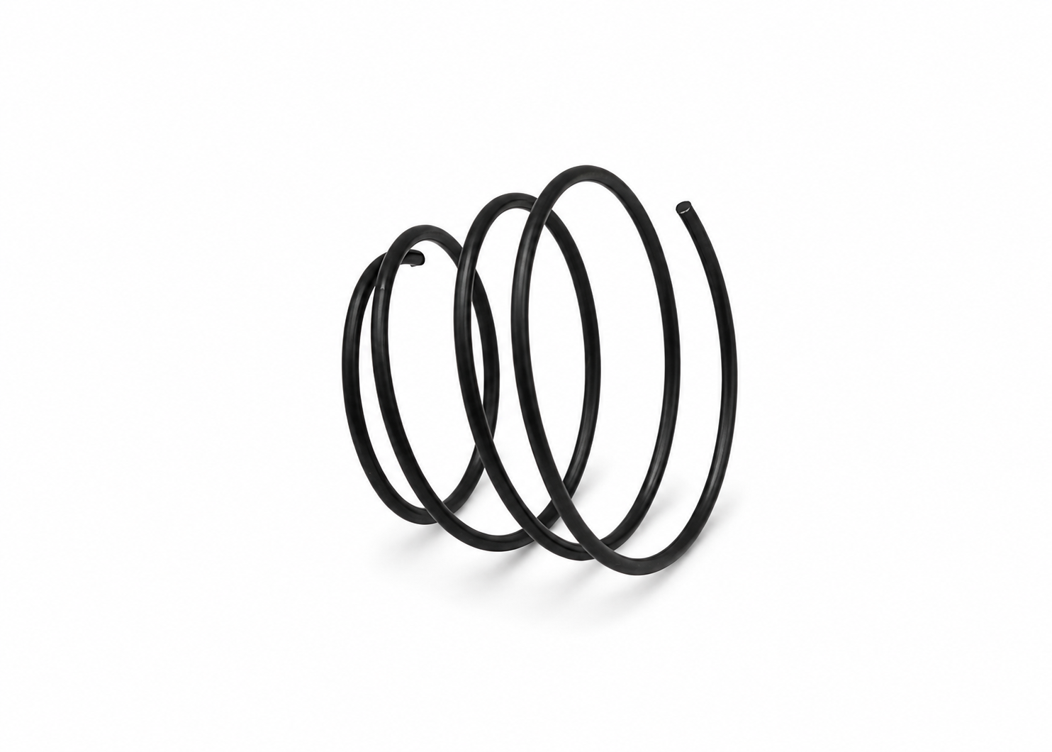 Helical Compression Conical Springs Round Wire CNC Coiling