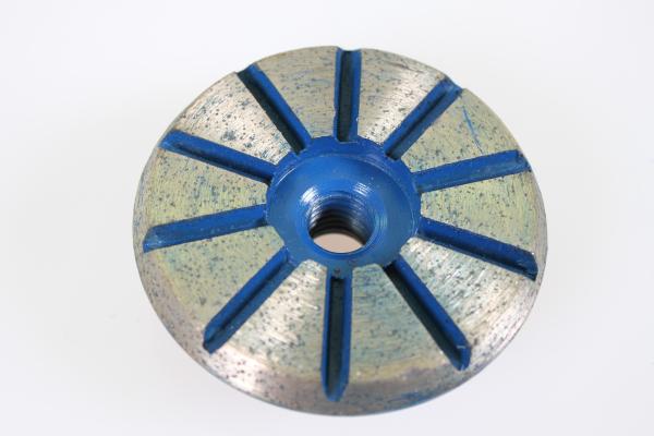 24 Segment Turbo Cup Wheel Floor Buffer Pads For Concrete / Terrazzo / Granite