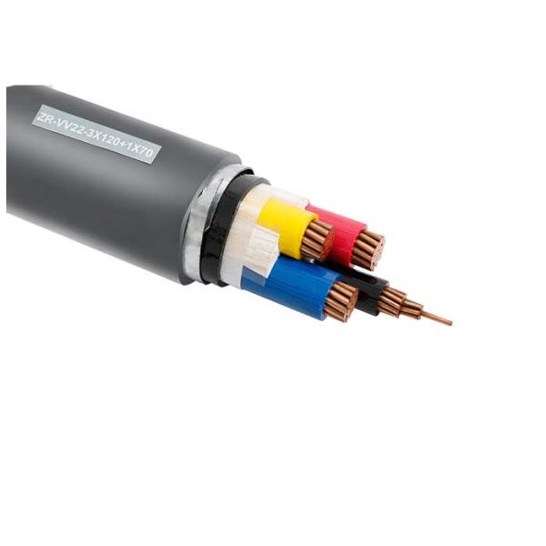 Подгонянный провод 4 изолированных кабелей ПВК ядра электрический с проводником Коппе