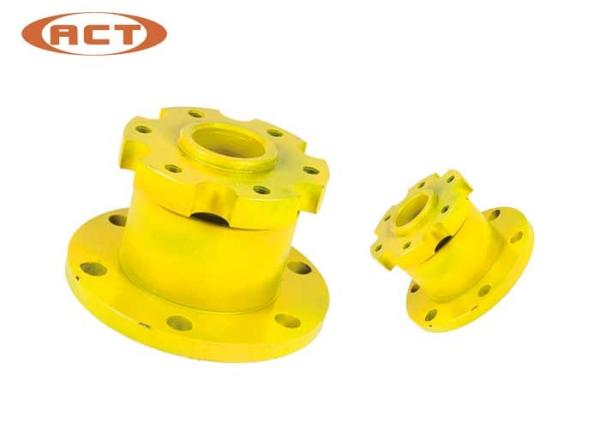 Yellow Excavator Spare Parts Fan Seat For Komat Su PC200-3/5  143*114*40  6136-61-3610